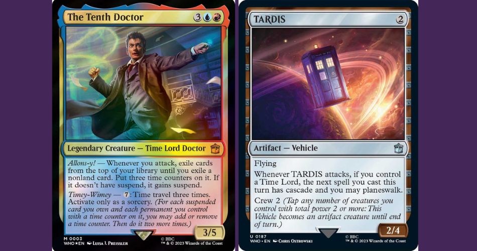 Doctor Who no Magic: The Gathering, confira detalhes da nova coleção