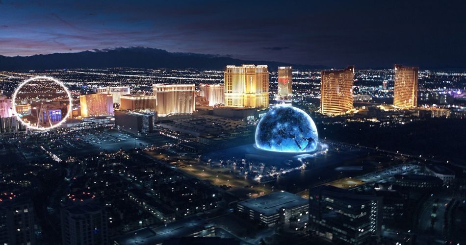 Las Vegas se ilumina com maior tela de LED do planeta