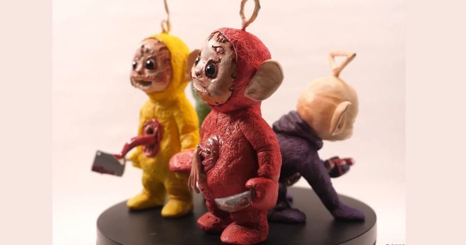 Artista cria bonecos Teletubbies assustadores