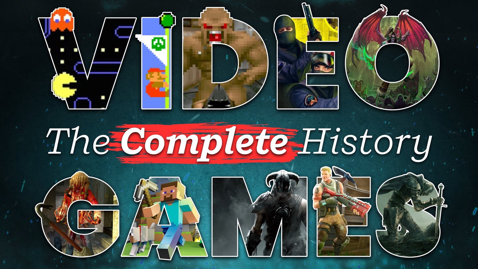Vídeo compila em 12 horas a história completa dos videogames