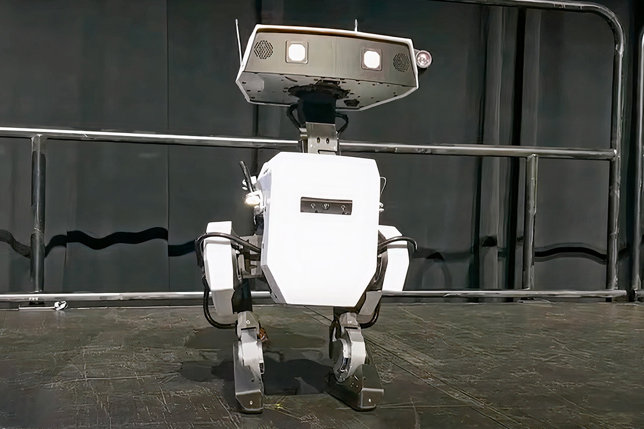 Robô bípede com equilíbrio quase perfeito apresenta robô bípede com equilíbrio quase perfeito