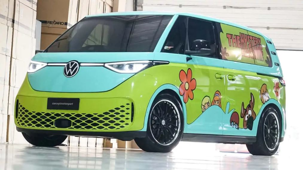 Van do Scooby Doo é recriada em versão moderna em uma VW ID. Buzz