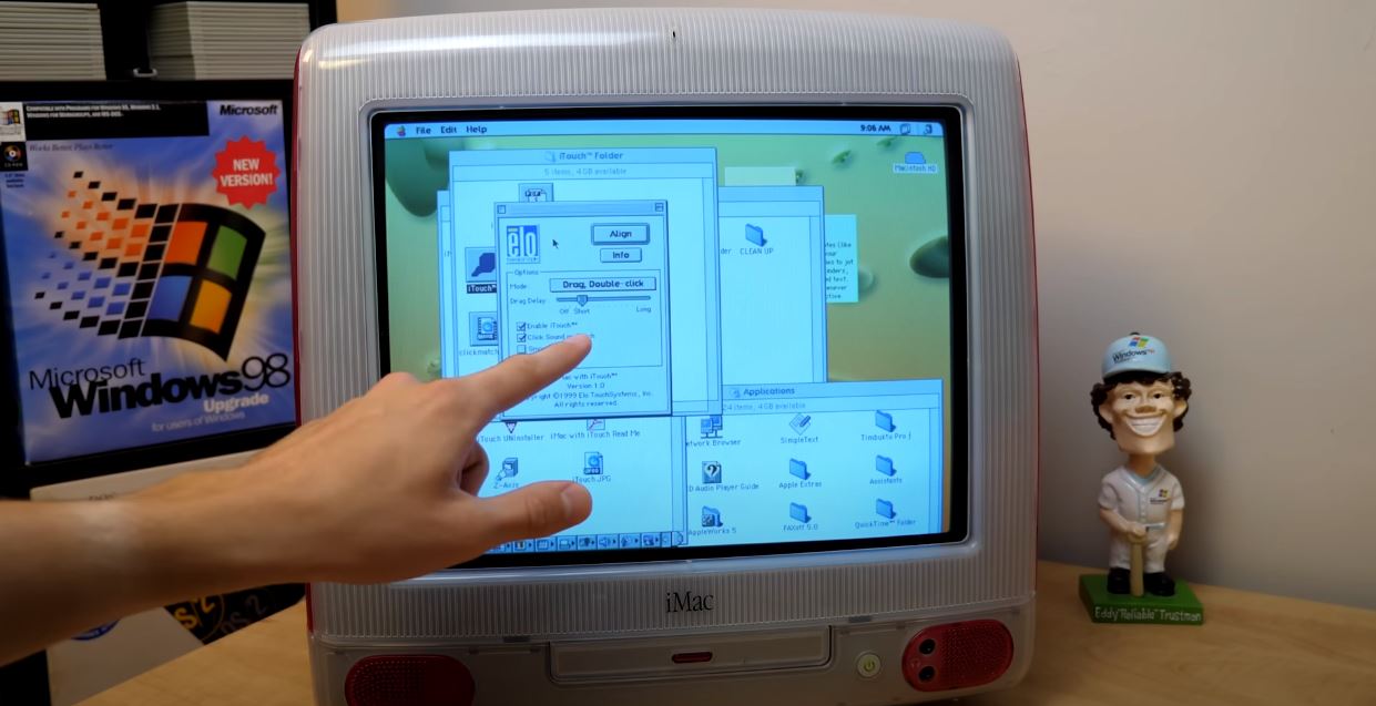Vídeo mostra raro iMac G3 com tela sensível ao toque de 1999