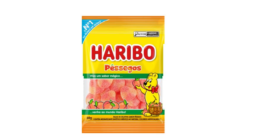 Haribo traz de volta a bala de gelatina Pêssegos, em edição limitada