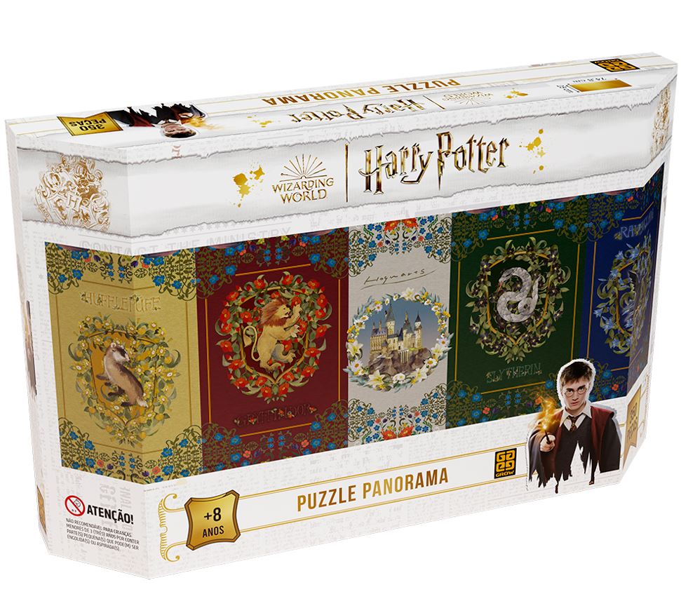 Três novos quebra-cabeças do Harry Potter são lançados pela Grow