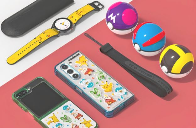 Novas Capas Samsung x Pokemon para Galaxy Buds são lançadas na Espanha