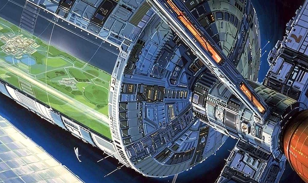 Jeff Bezos discute planos para um trilhão de pessoas viverem em enormes estações espaciais cilíndricas