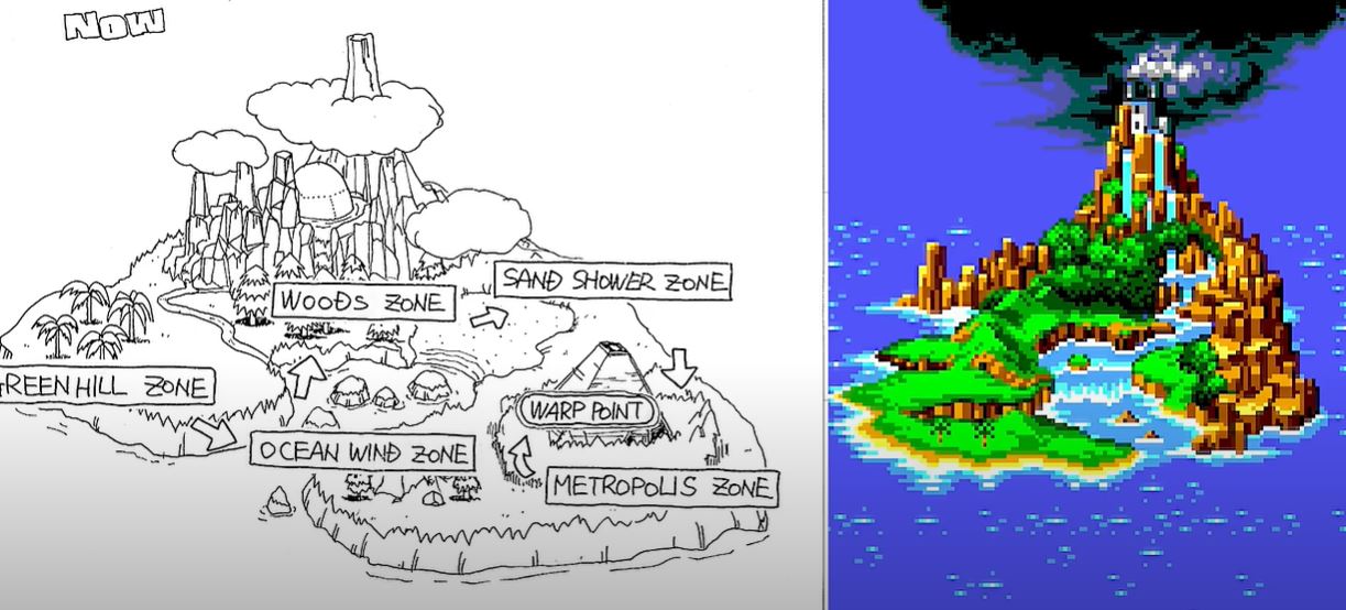 Um raro vislumbre de fases e zonas perdidas de Sonic the Hedgehog 2 que foram descartadas