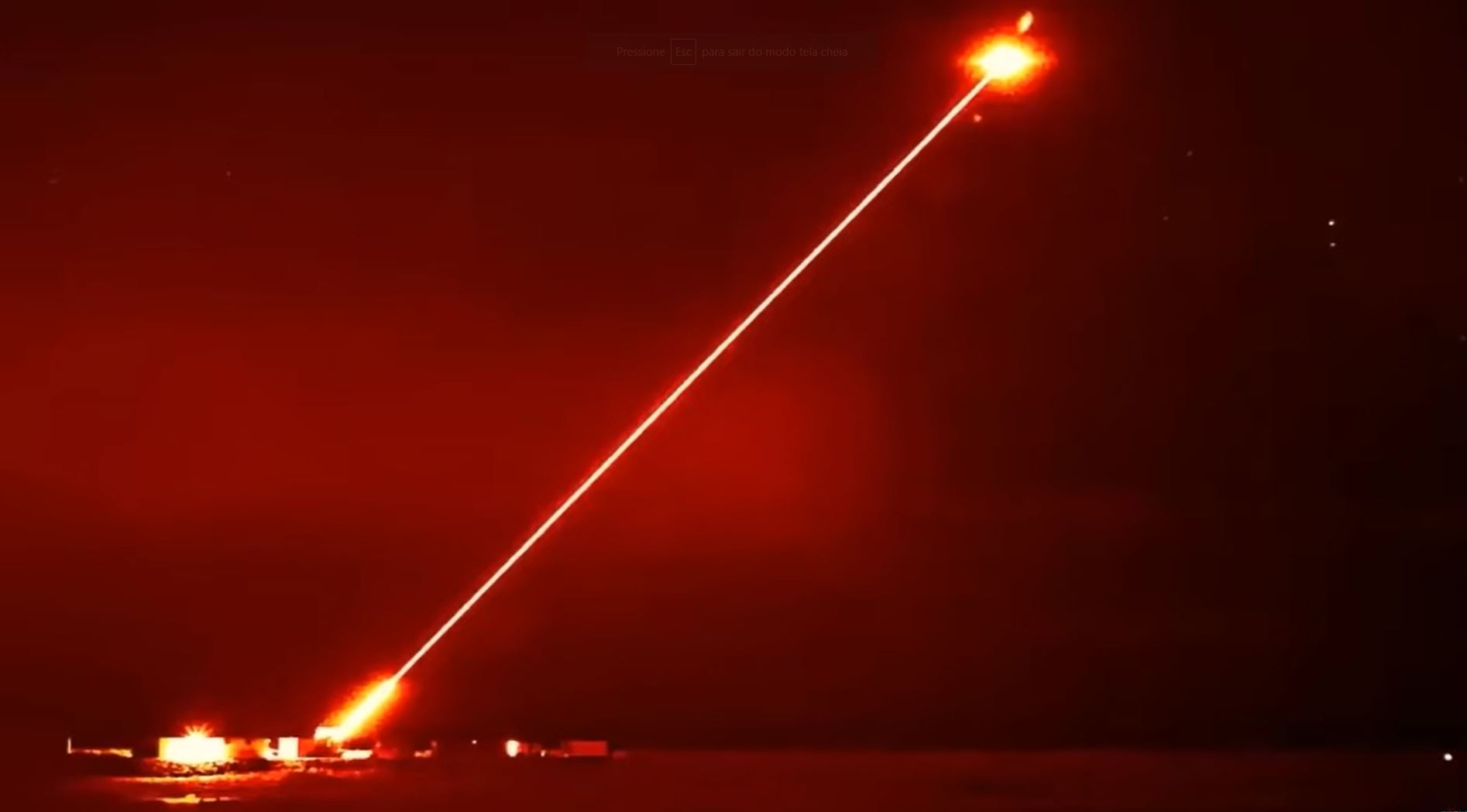 Forças Armadas do Reino Unido testam com sucesso uma arma laser real chamada Dragonfire
