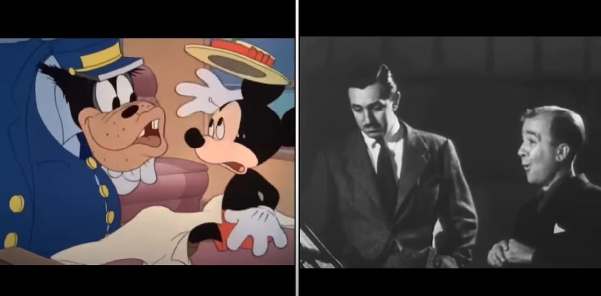 Vídeo mostra lado a lado dublagem de antigo desenho do Mickey