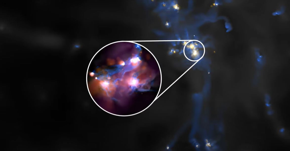 Observações do telescópio espacial James Webb revelam que fusões de galáxias são a chave para o início do universo