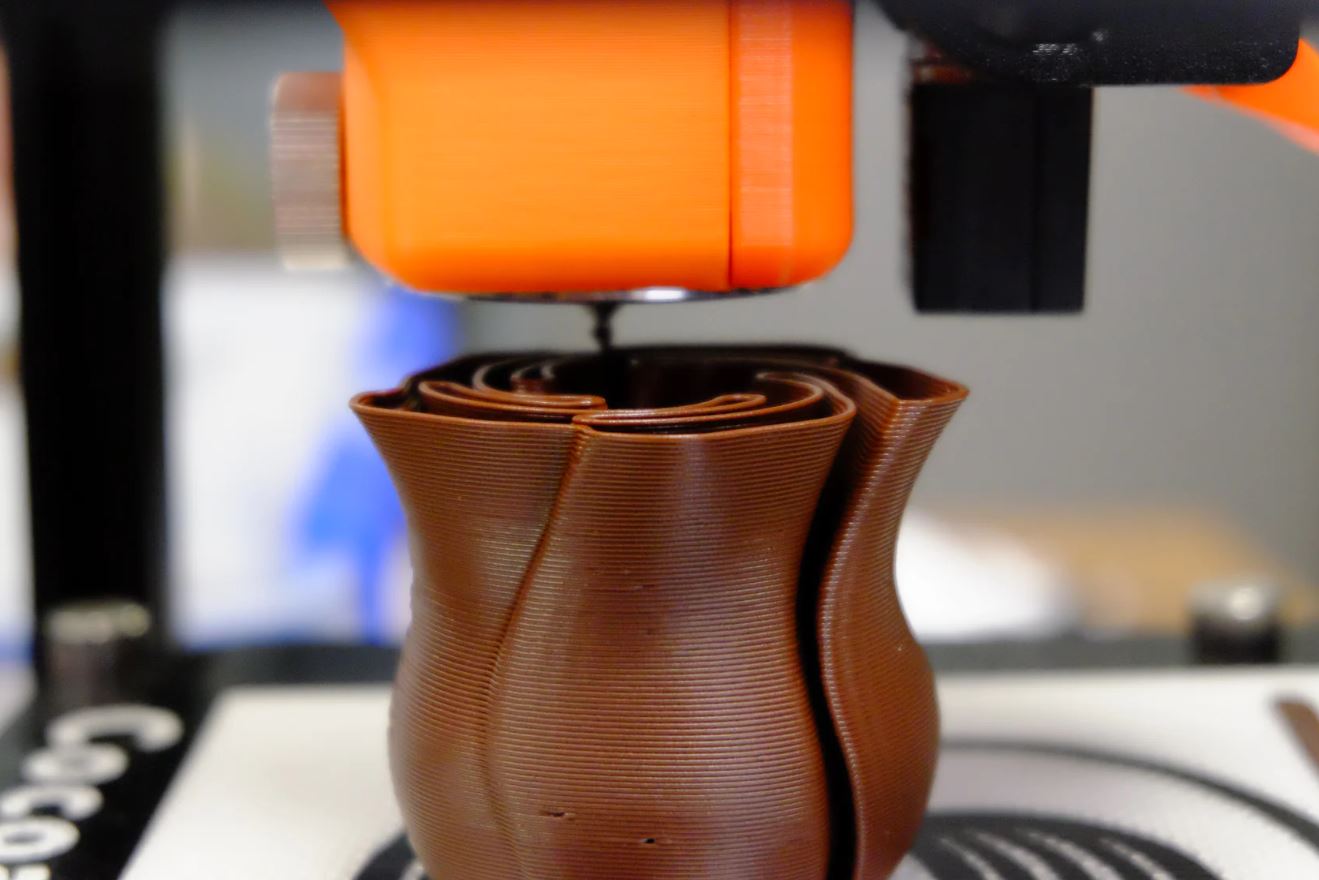 A Impressora de Chocolate em 3D Cocoa Press pode criar obras de arte comestíveis