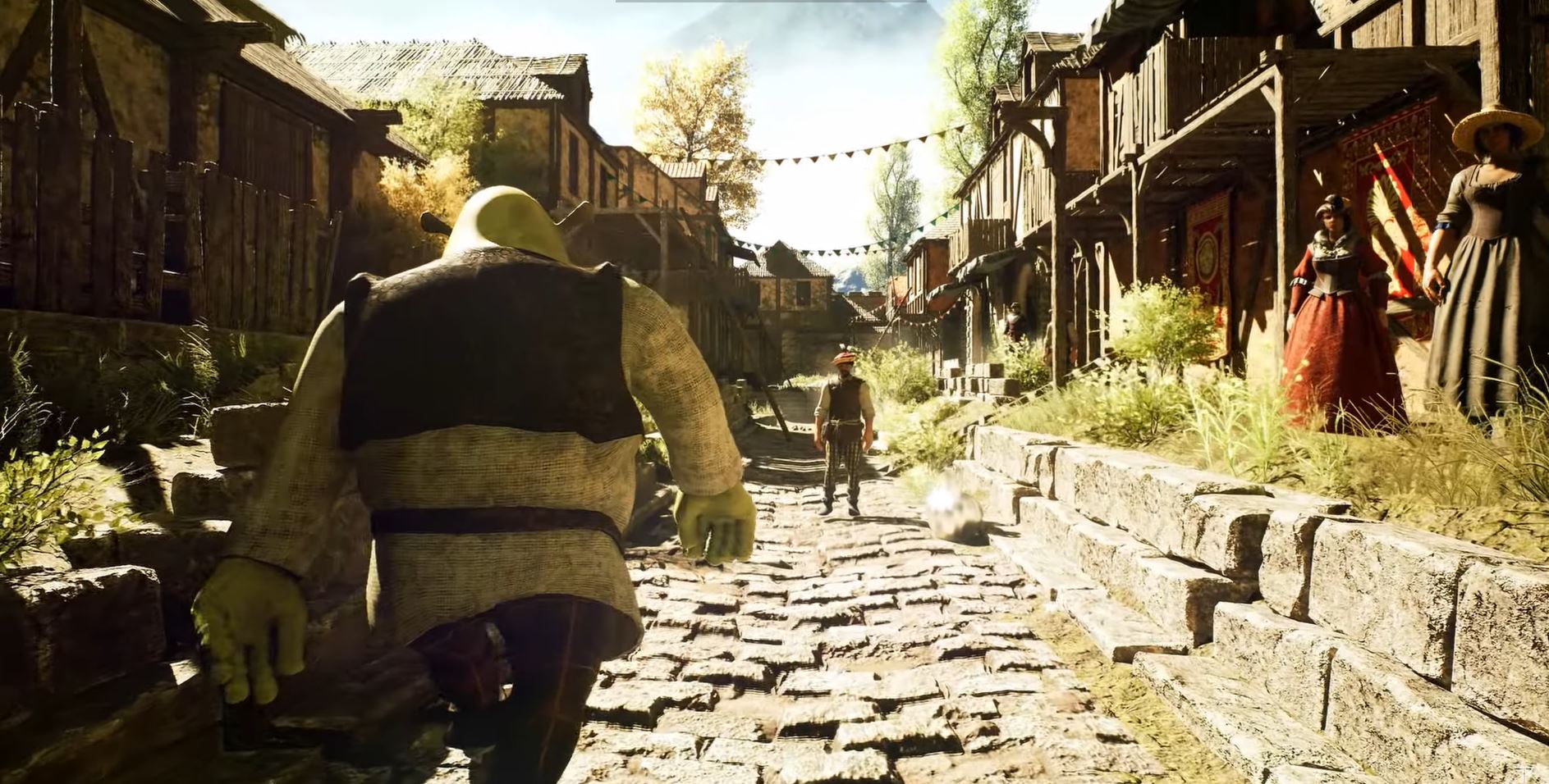 Como seria um jogo de mundo aberto do Shrek feito na Unreal Engine 5