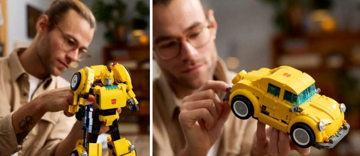 LEGO Icons Transformers Bumblebee realmente se transforma