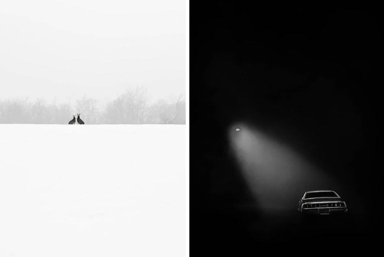 As incríveis fotos vencedoras do Black & White Minimalism Photography Awards 2024