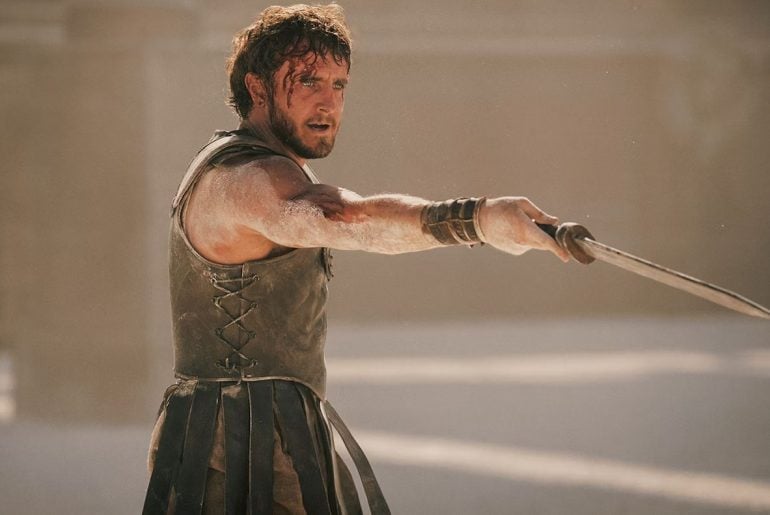Ridley Scott diz que Gladiador 2 tem a ‘maior sequência de ação que ele já fez’
