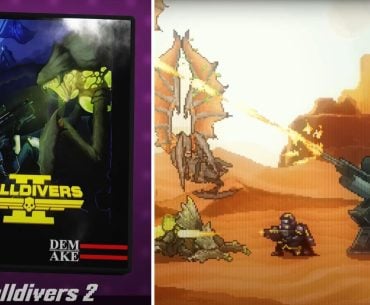 Como seria Helldivers 2 se fosse de Neo Geo