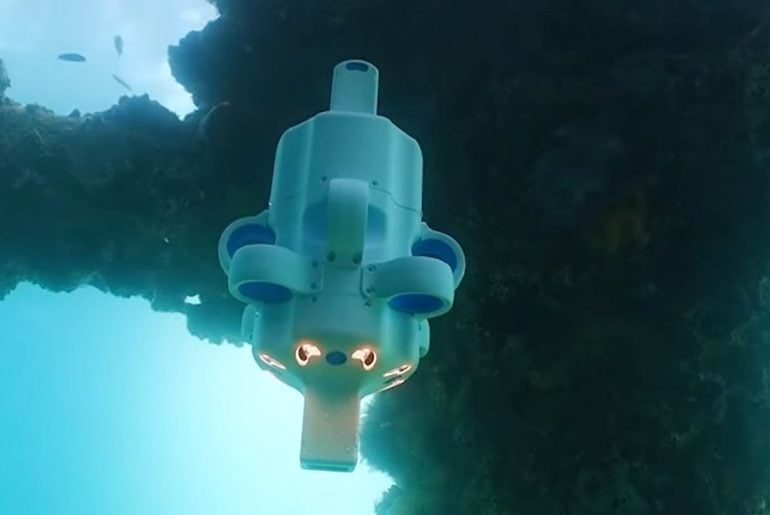 Hydrus, um drone subaquático autônomo com capacidade de análise por IA e fotogrametria