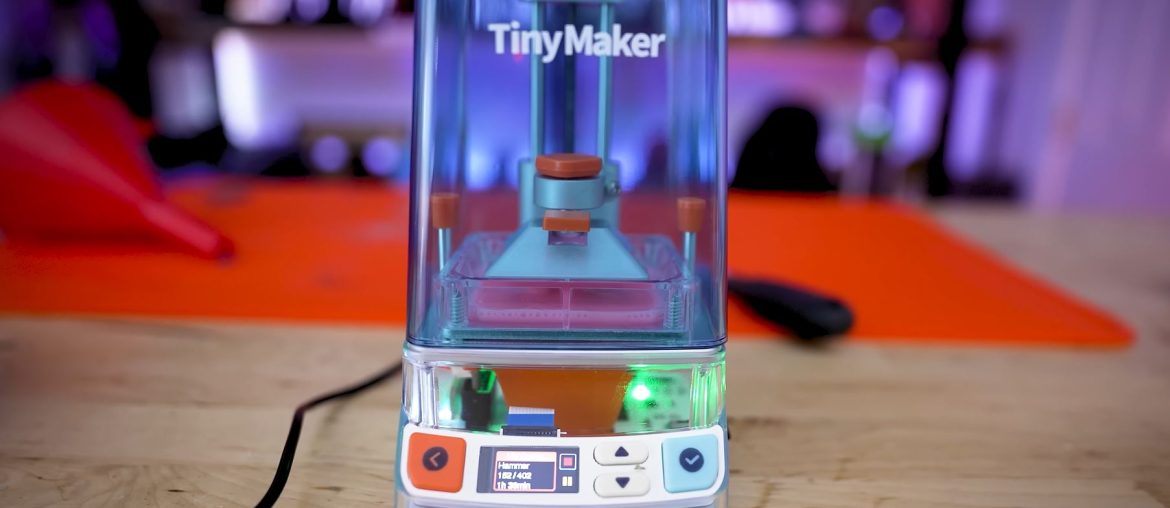 Impressora 3D TinyMaker é do tamanho da palma da mão