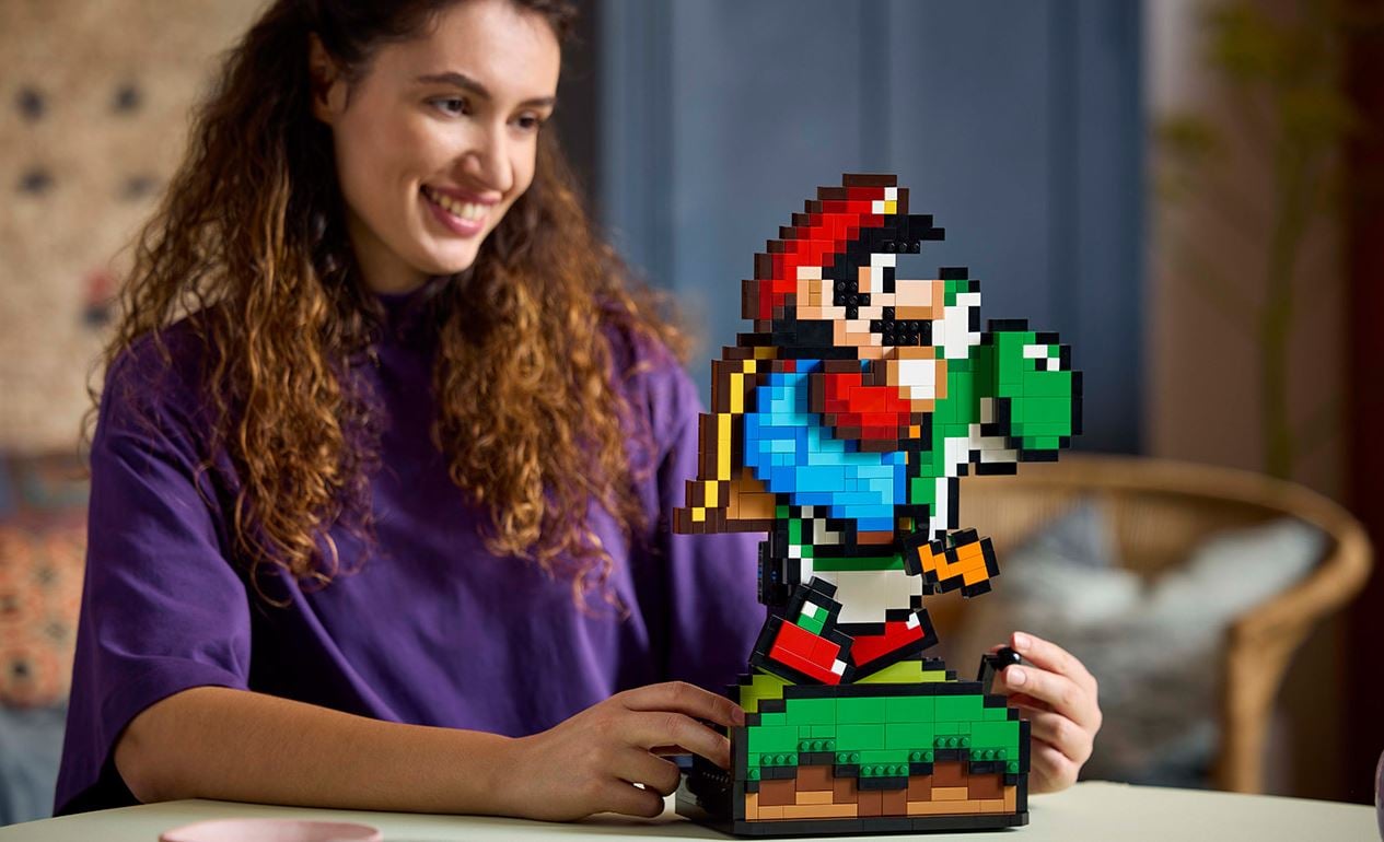 LEGO Super Mario World: Mario e Yoshi é revelado com 1.215 Peças