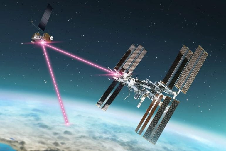 NASA faz transmissão via laser de vídeo em 4K de uma aeronave para Estação Espacial Internacional
