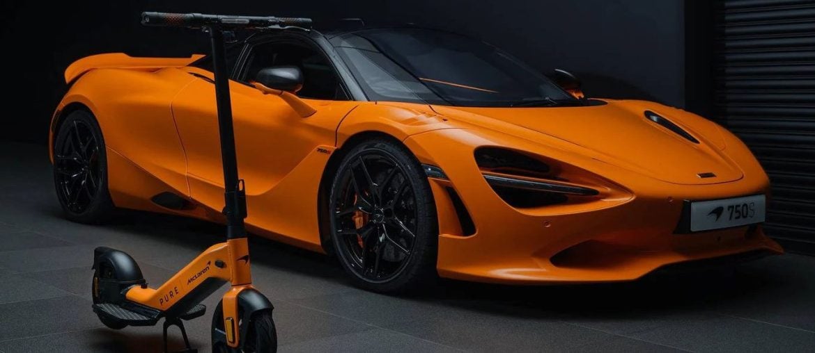 Patinete elétrico da McLaren é revelado com autonomia de 50 Km por carga