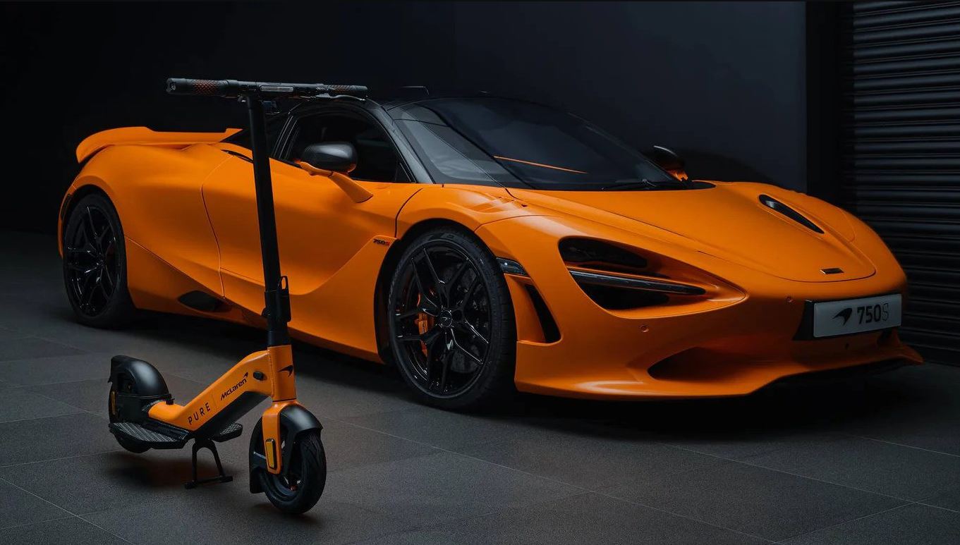 Patinete elétrico da McLaren é revelado com autonomia de 50 Km por carga