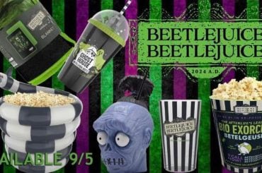 Baldes de pipoca do Beetlejuice da Regal Theatres esbanjam diversão