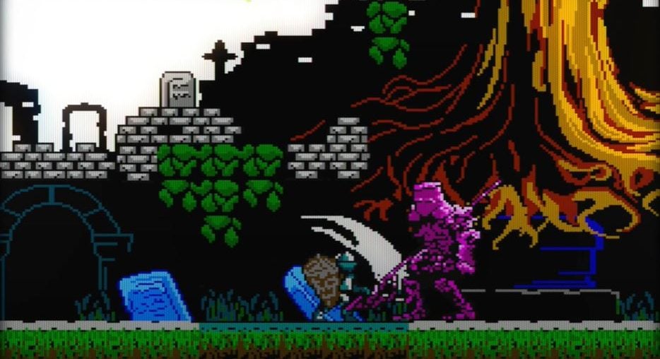 Dark Souls 3 reimaginado para o NES