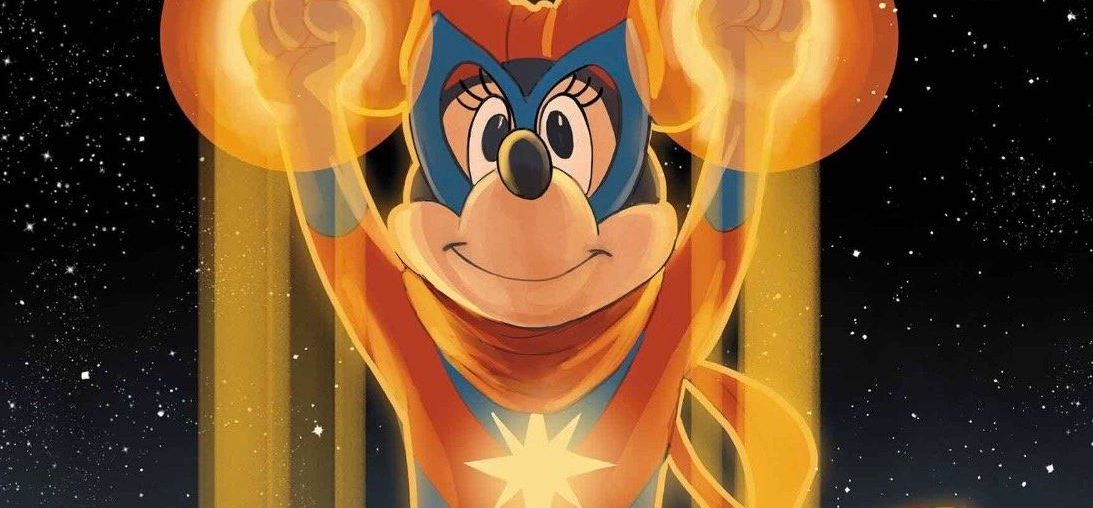 Minnie Mouse como Capitã Marvel aparece em nova capa da Marvel Comics