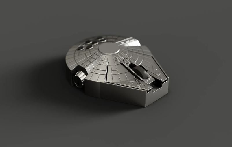 Fã de Star Wars cria mouse da Millennium Falcon com Impressão 3D – Veja Como Fazer o Seu!