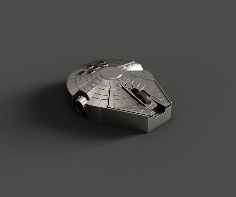 Fã de Star Wars cria mouse da Millennium Falcon com Impressão 3D – Veja Como Fazer o Seu!