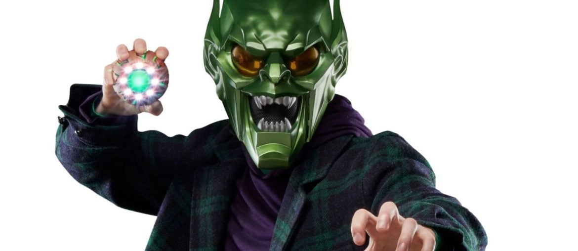 Hasbro revela réplica do capacete do Duende Verde da Marvel Legends e abóboras eletrônicas