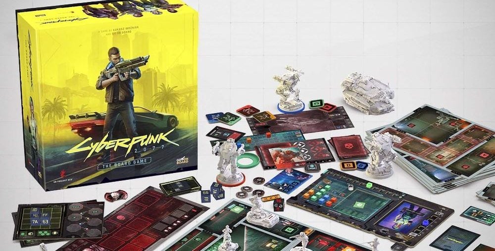 Jogo de tabuleiro do Cyberpunk 2077 leva Night City para a mesa da sala