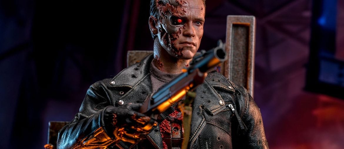 Figura de ação do T-800 danificado dde Terminator 2 é revelado pela Hot Toys