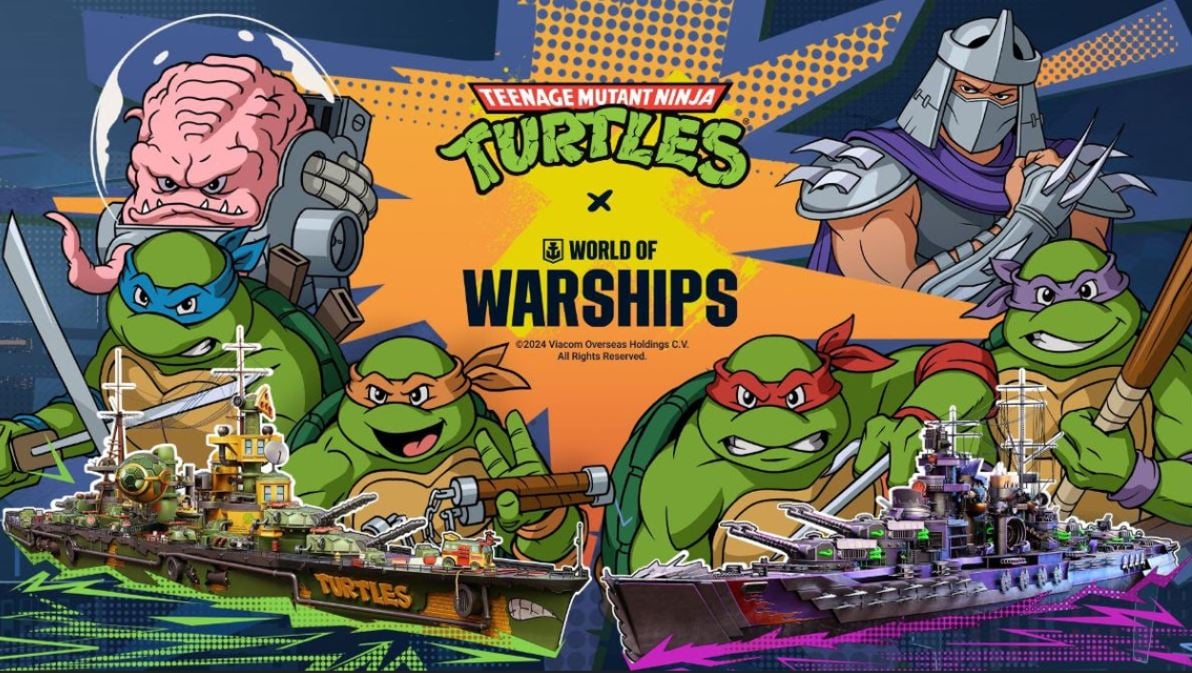 Tartarugas Ninja e World of Warships anunciam primeira colaboração