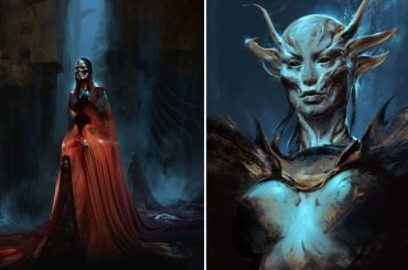 As obras de arte de Horror e Fantasia de Vladimir Matyukhin