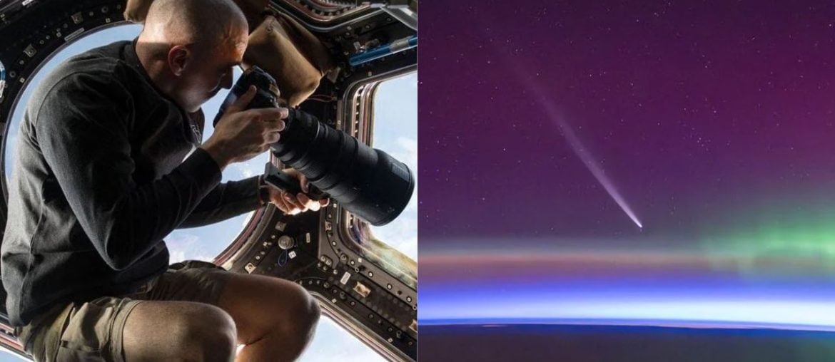 Astronautas Capturam Imagem Incrível do Cometa A3 da ISS