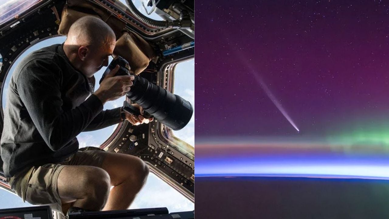 Astronautas Capturam Imagem Incrível do Cometa A3 da ISS