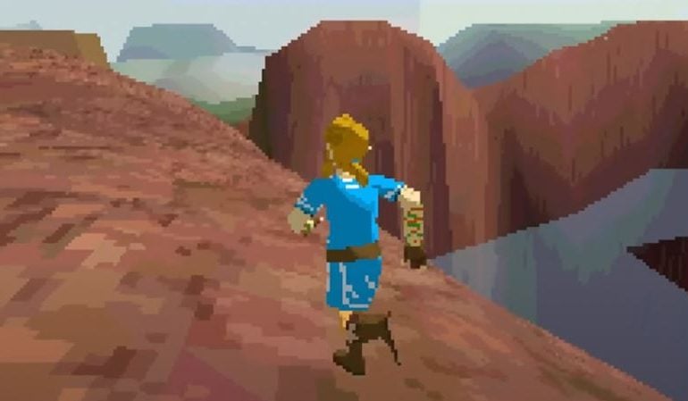 Como seria The Legend of Zelda: Breath of the Wild se tivesse sido lançado para o Nintendo DS