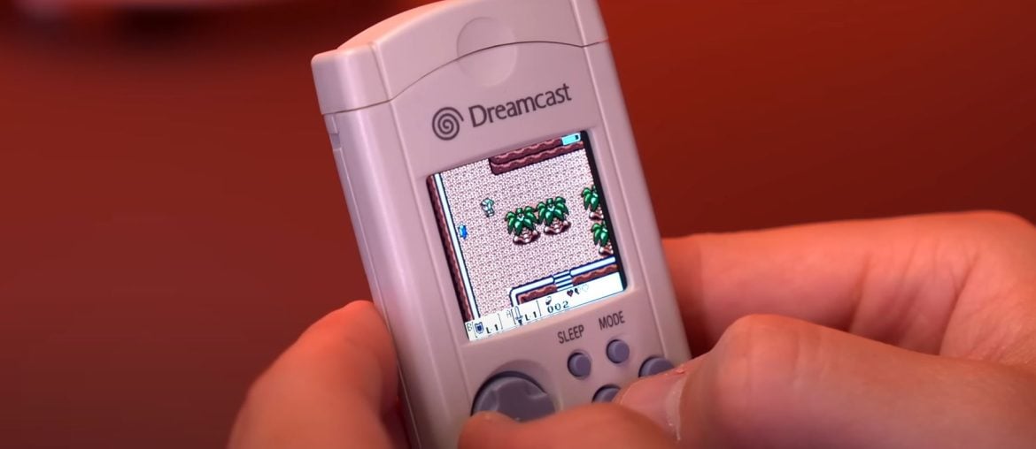 Jogador Transforma Unidade de Memória Visual (VMU) do SEGA Dreamcast em Console Portátil