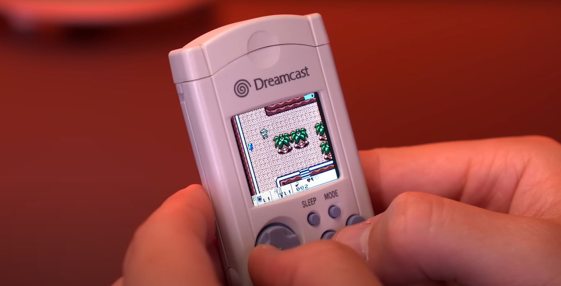 Jogador Transforma Unidade de Memória Visual (VMU) do SEGA Dreamcast em Console Portátil