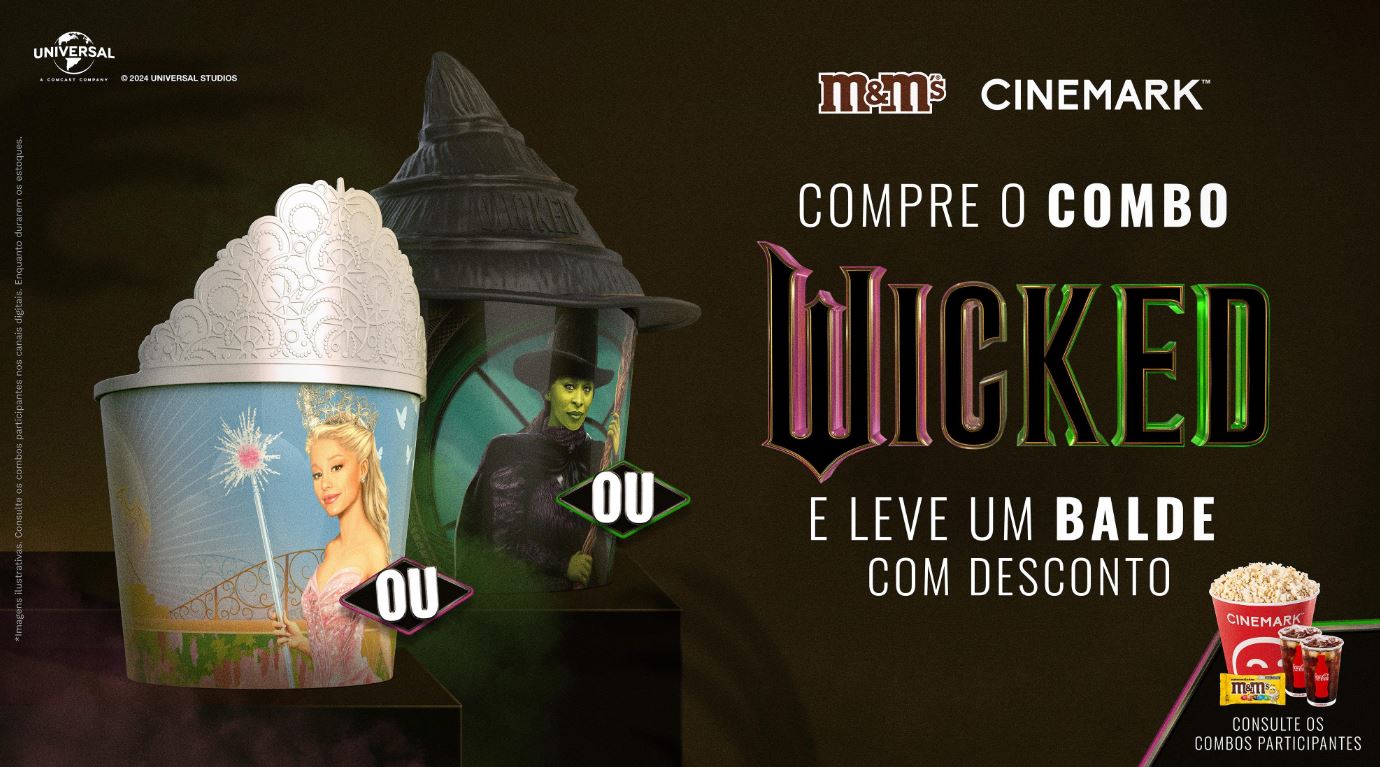 Cinemark revela combo exclusivo de Wicked