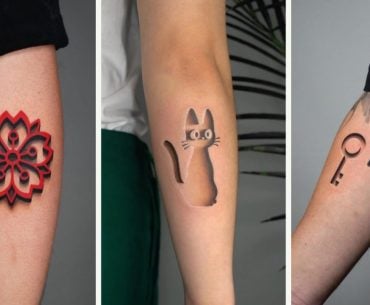 Fantásticas tatuagens em relevo 3D, por Daniel Gulliver