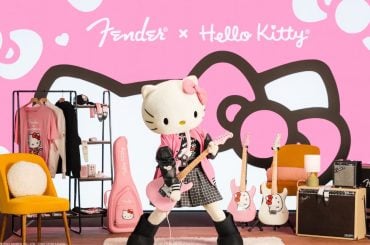 Fender e Hello Kitty se unem em celebração dos 50 anos com guitarra exclusiva e mais