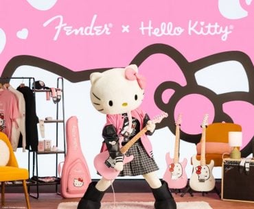 Fender e Hello Kitty se unem em celebração dos 50 anos com guitarra exclusiva e mais