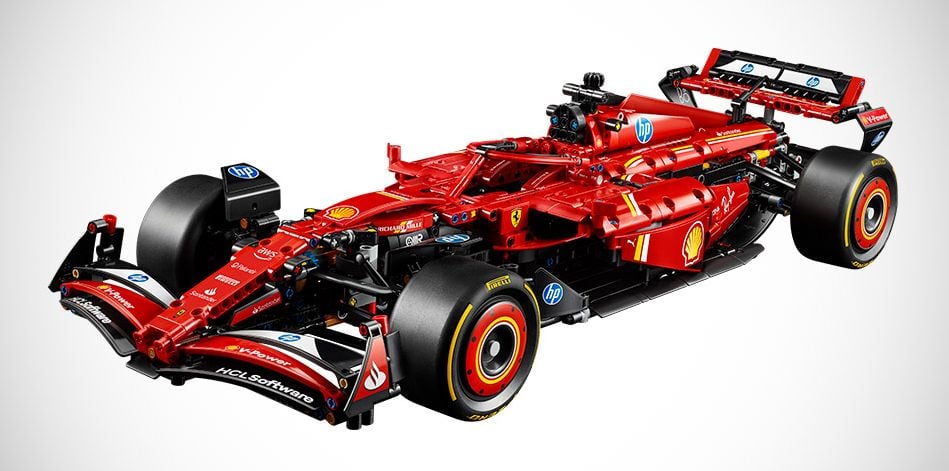 LEGO Technic Ferrari da F1: Modelo traz 1.361 peças e detalhes funcionais