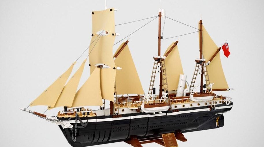 LEGO do Navio Endurance é enorme e tem mais de 3 mil peças