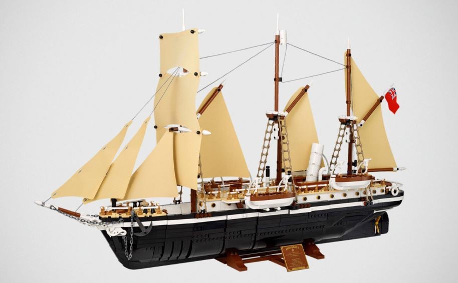 LEGO do Navio Endurance é enorme e tem mais de 3 mil peças