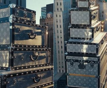 Loja da Louis Vuitton em Nova York se transforma em ‘pilha de caixas’ para o Natal